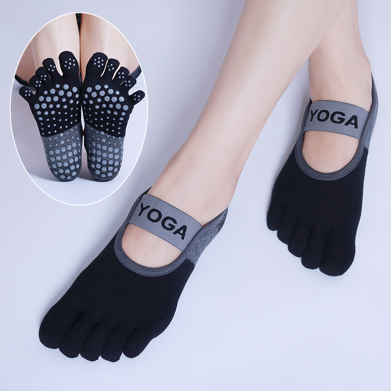Yoga Dance & Fitness Center Llc - Chaussettes de Pilates respirantes pour femmes,