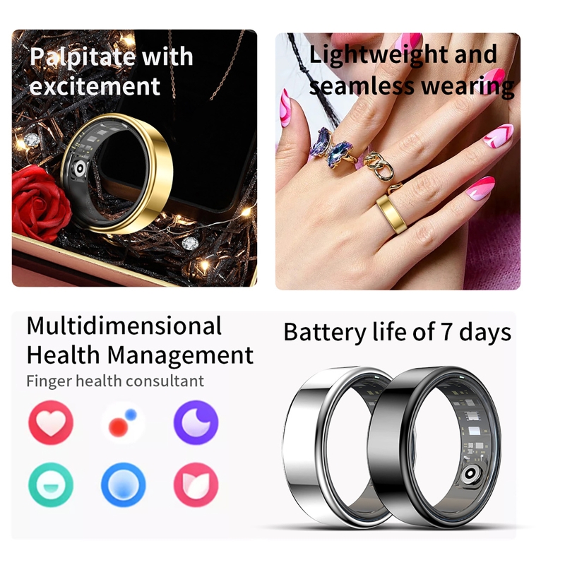 Gymnastics Rings - Bague connectée multifonctionnelle étanche pour le