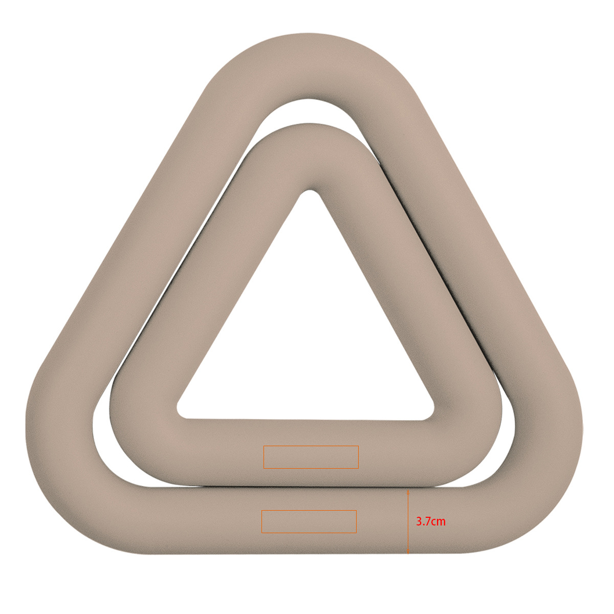 Yoga Fitness Factory - Anneaux de fer triangulaires portables directs