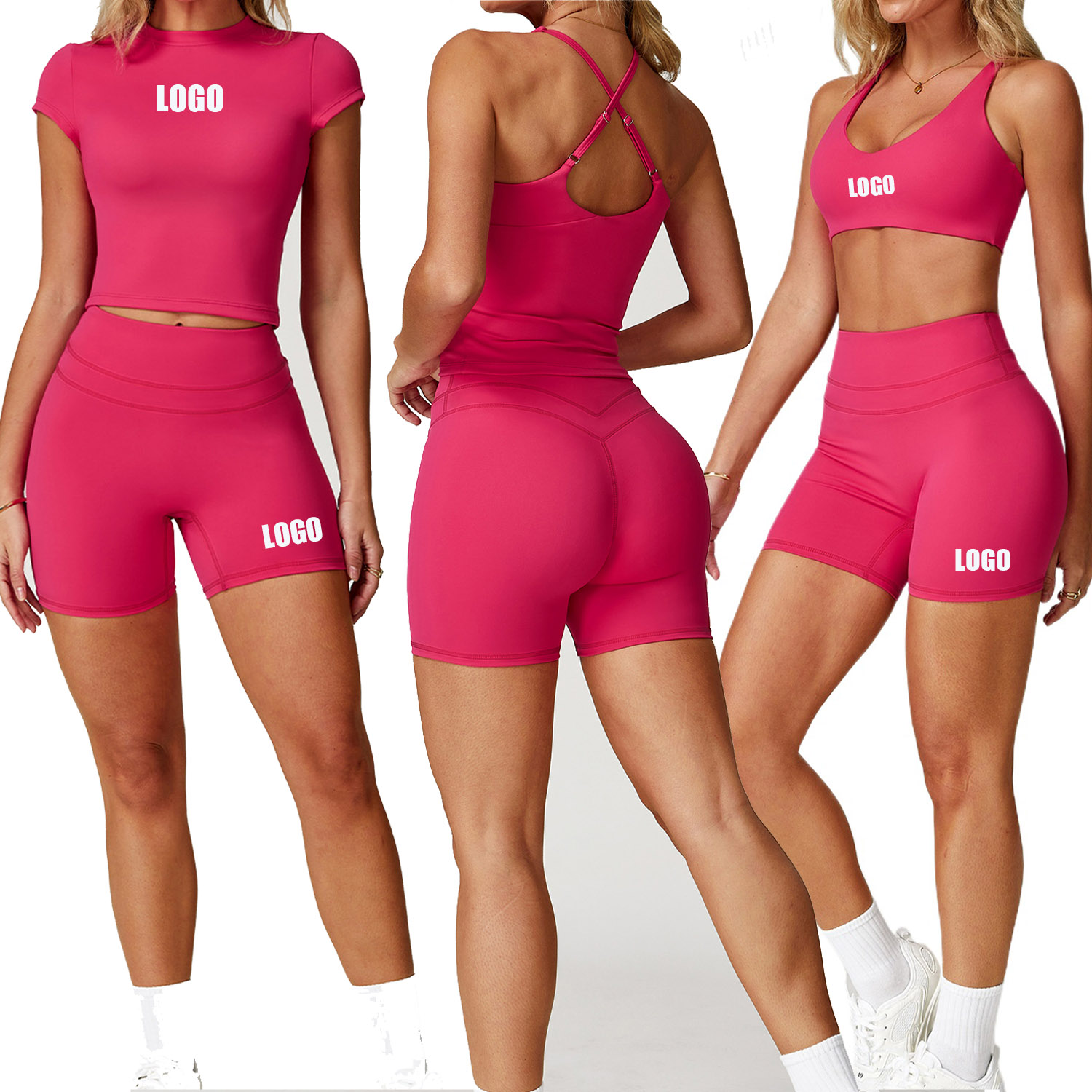 Yoga Và Fitness - Combinaison de yoga avec LOGO personnalisé