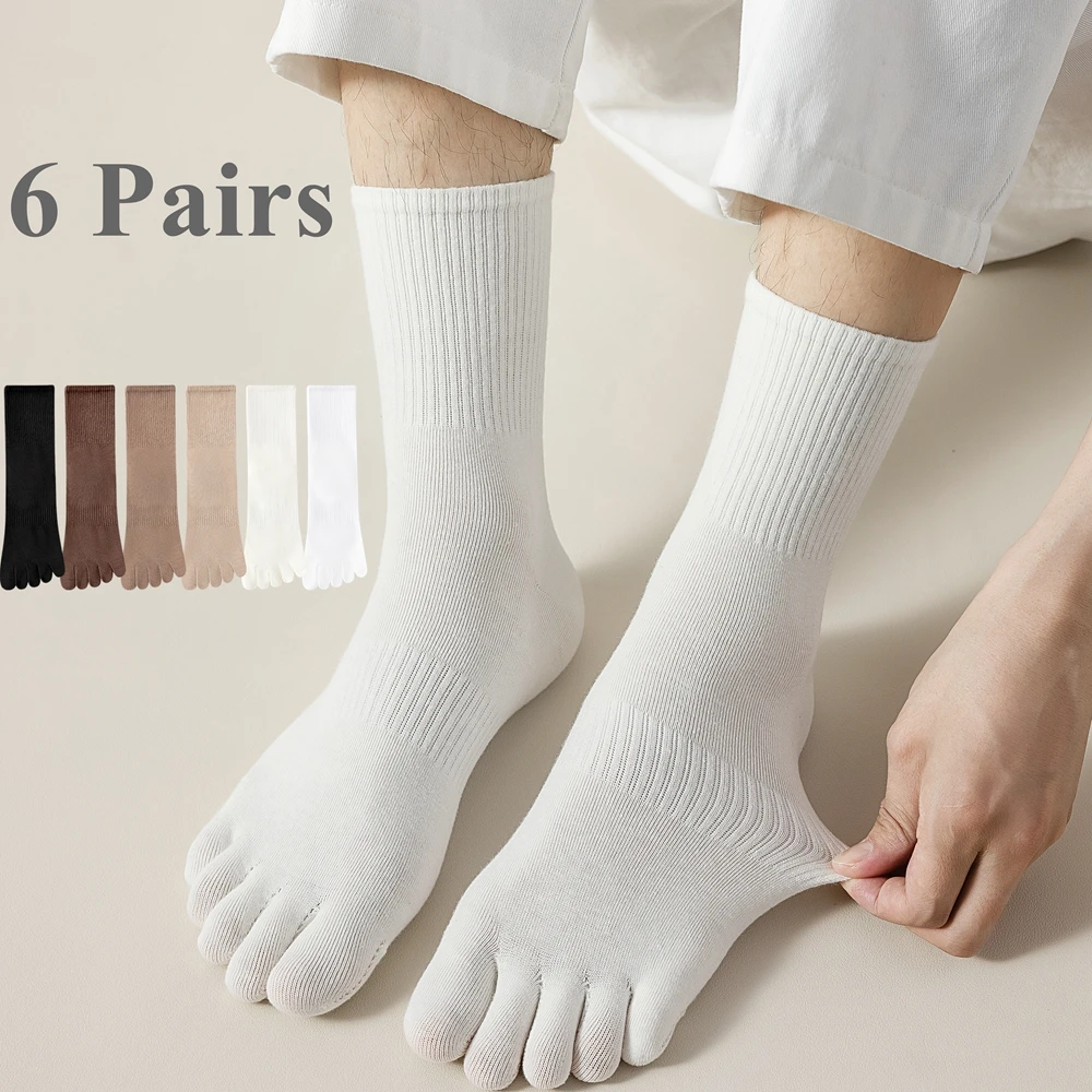 Yoga Toe Separator - 6 paires de chaussettes pour hommes