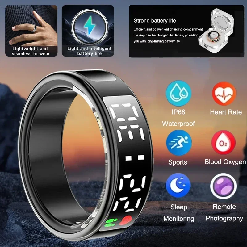 Gymnastics Rings - Anneau intelligent pour hommes et femmes,