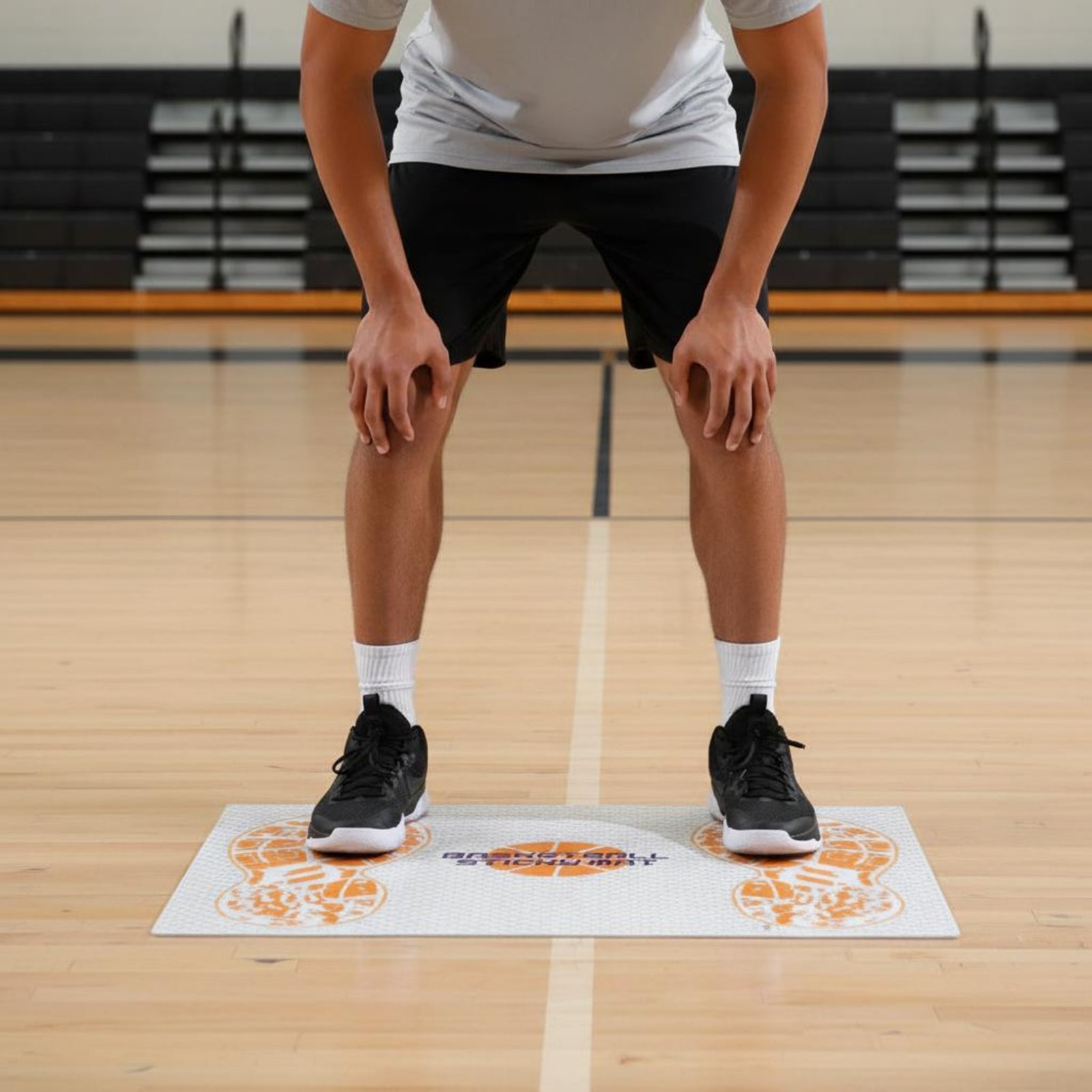 Gym Floor Mats - Tapis adhésif pour basket-ball en PVC,