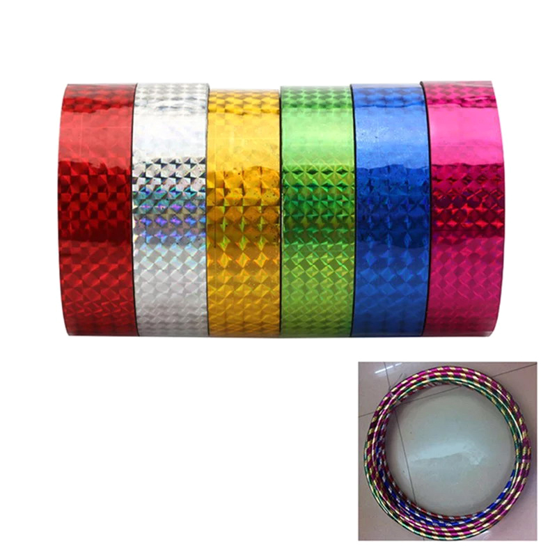 Gymnastics Rings - Bande holographique scintillante de 30 m
