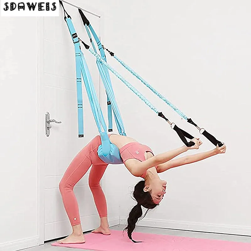 Yoga Swing Aerial - Sangle de Yoga aérien réglable, élastique,