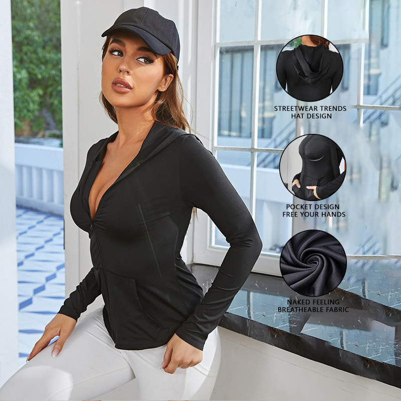 Veste de sport noire pour femm - Yoga Fitness Yoga avis et prix
