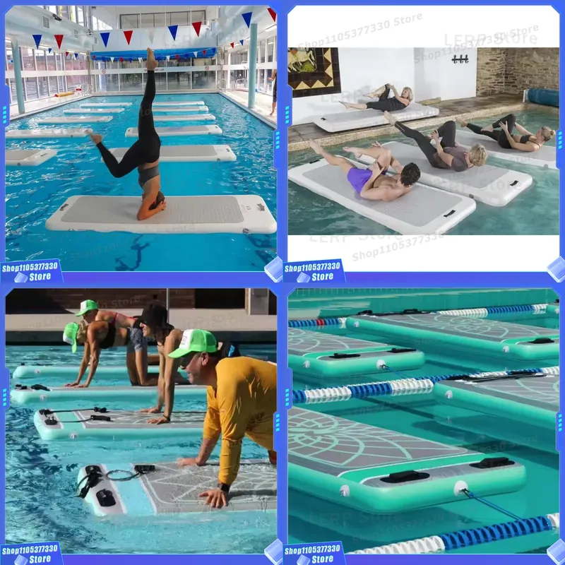 Tapis de yoga aquatique gonfla - Yoga Fitness Factory avis et prix