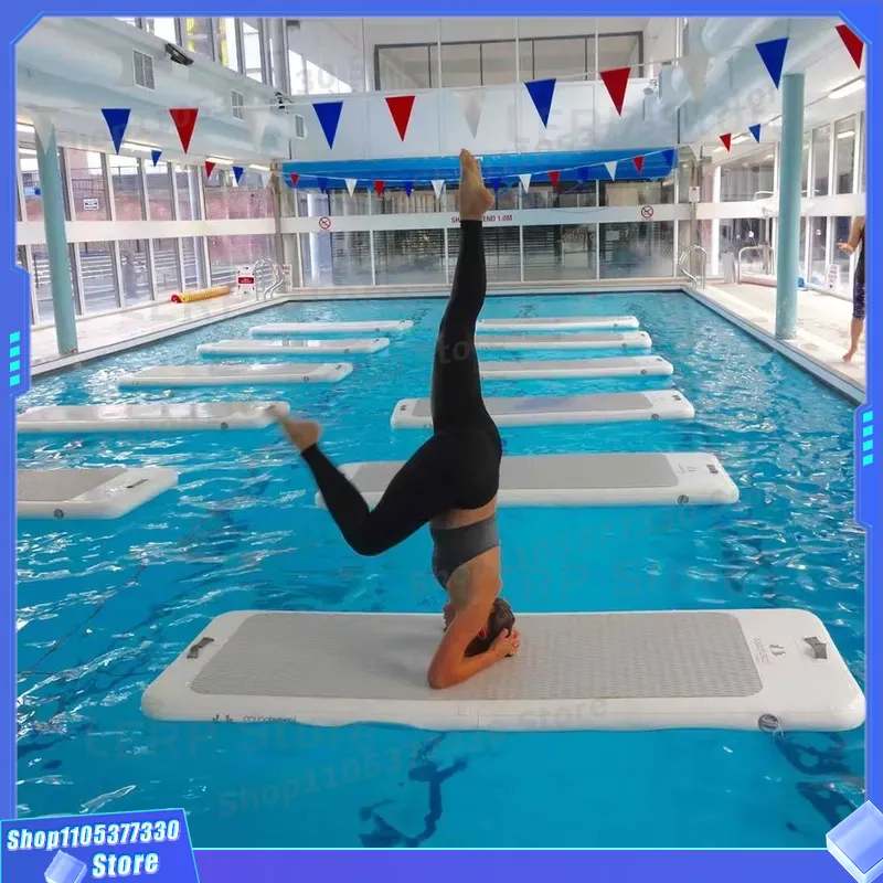 Tapis de yoga aquatique gonfla - Yoga Fitness Factory avis et prix