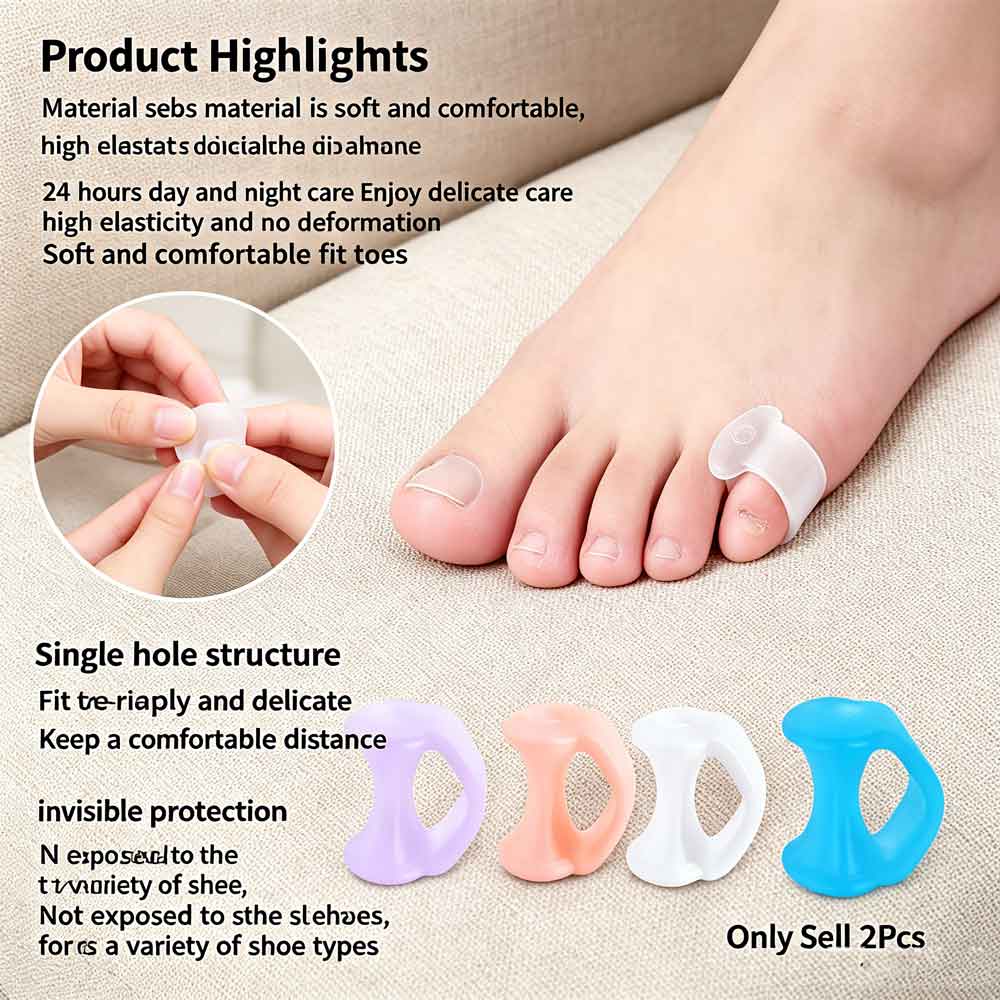 2 paires de correcteurs d'hall - Yoga Toe Separator avis et prix