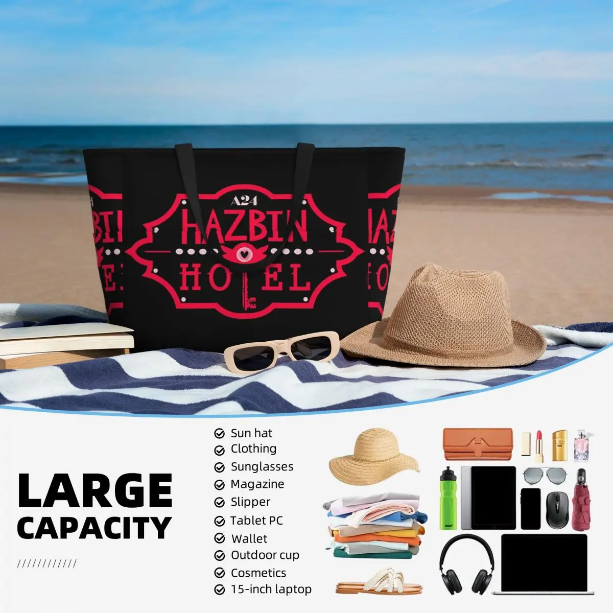 Sac fourre-tout Hazbin Hotels  - Yoga Fitness Hotel avis et prix