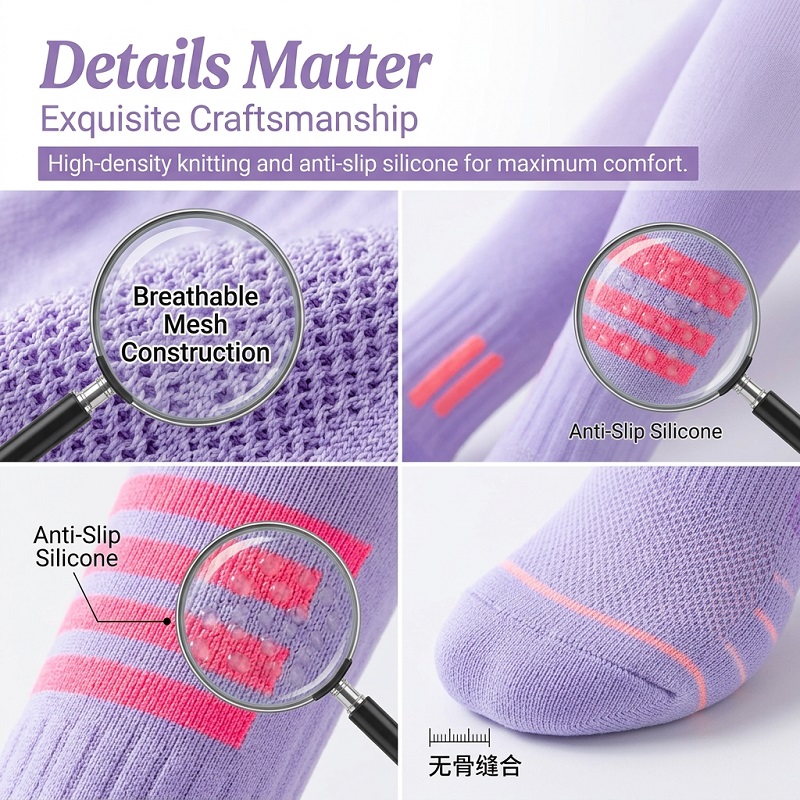 1/6 Paires de Chaussettes Long - Yoga Fitness Yoga avis et prix