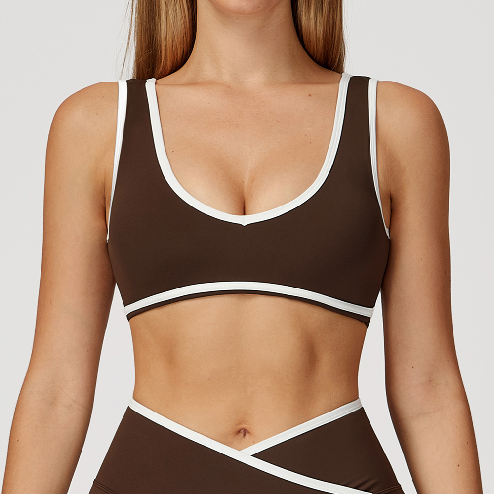 Soutien-gorge de sport à col e - Yoga Và Fitness avis et prix