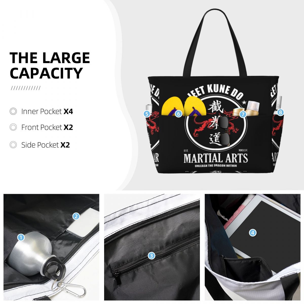 Sac de plage Unleash The Drago - Yoga Fitness Power Yoga avis et prix