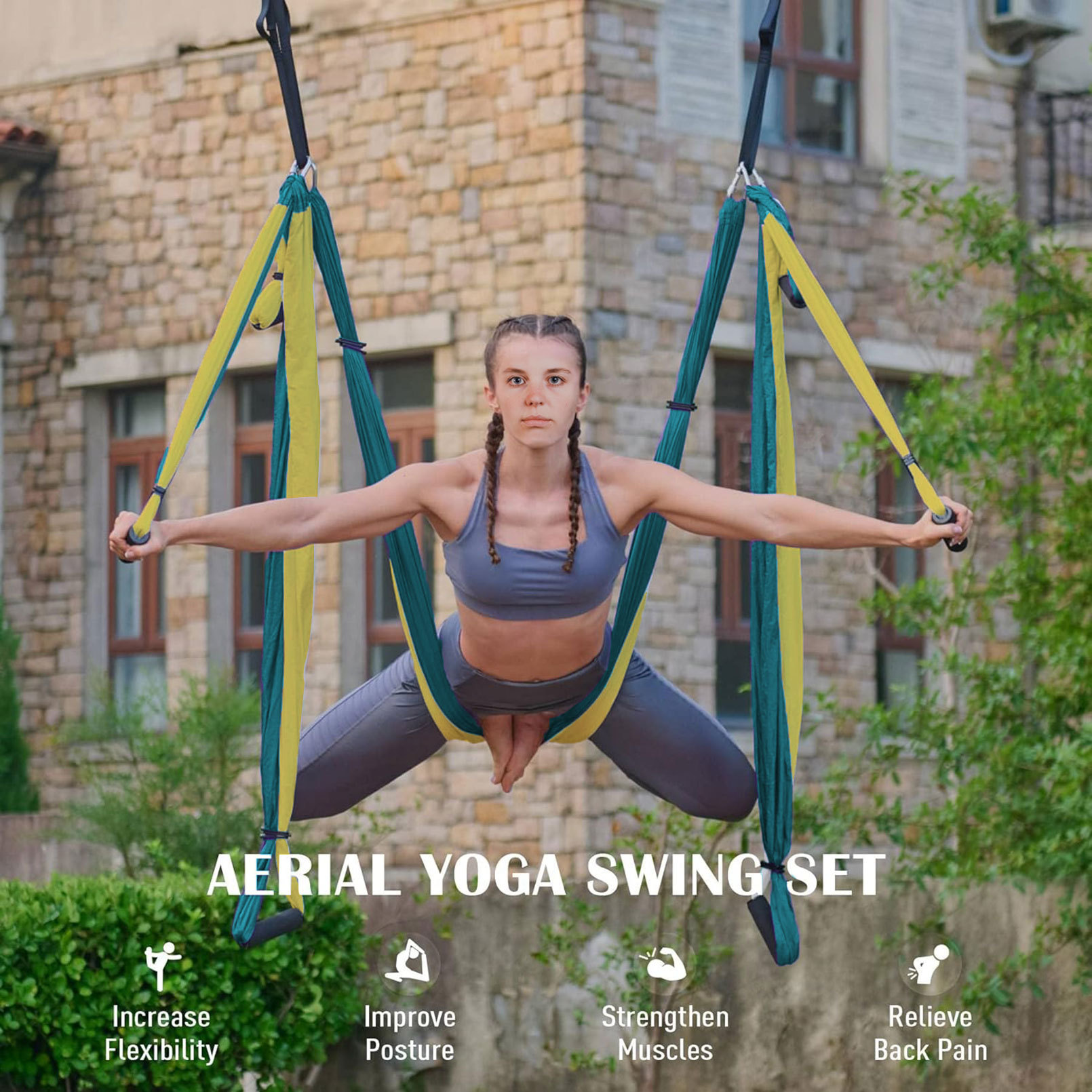 Гамак Для оги Hamac de yoga aé - Yoga Swing Aerial avis et prix