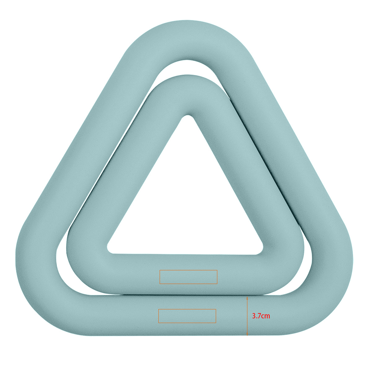 Anneaux de fer triangulaires p - Yoga Fitness Factory avis et prix