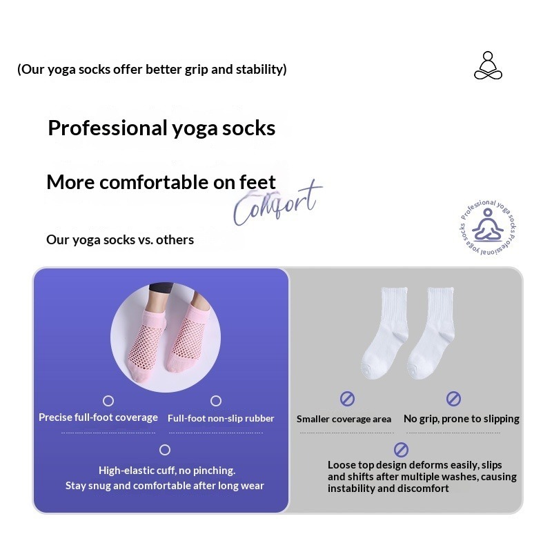 Chaussettes de yoga respirante - Yoga Dance & Fitness Center Llc avis et prix