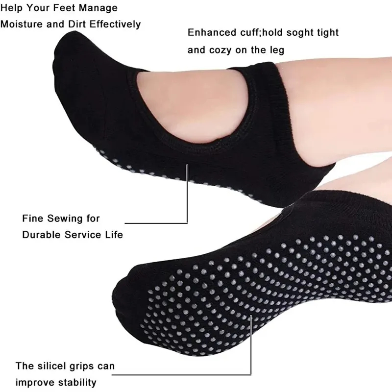 Chaussettes de yoga antidérapa - Yoga Dance & Fitness Center Llc avis et prix
